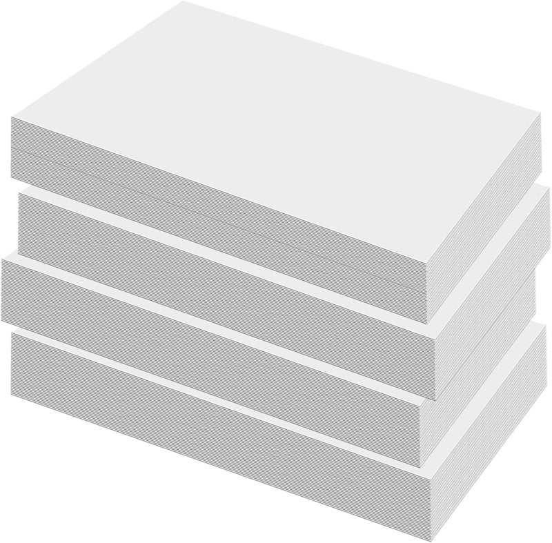 PINGEUI 50 Pack 8.5 x 11 Inches White Chipboard Sheets,40 pt White Chipboard, Medium Weight Cardboard Sheets for Scrapbook, Art Crafts, Arts Projects, Backing Boards, Frames - Image 1